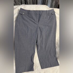 Stylish Grey Pinstripe Pants